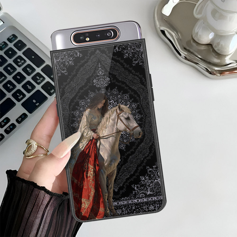 Samsung Galaxy A90 Cover - ONation Persian Rugs Series 3 - HQ Ultra Shine Premium Infinity Glass Soft Silicon Borders Case