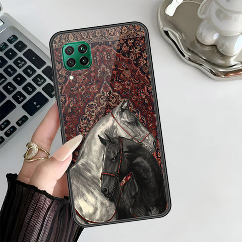 Huawei P40 lite Cover - ONation Persian Rugs Series 3 - HQ Ultra Shine Premium Infinity Glass Soft Silicon Borders Case