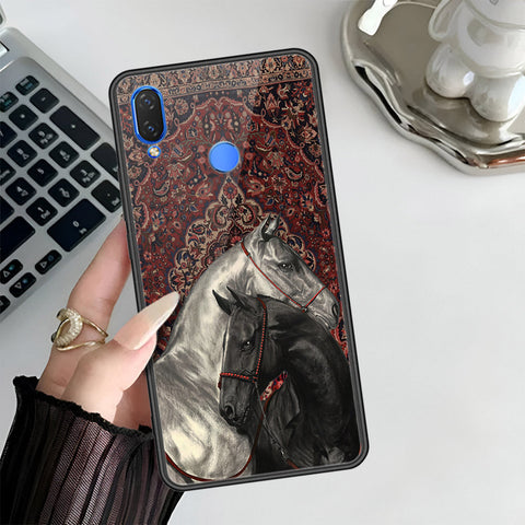 Huawei Y9 2019 Cover - Onaton Persian Rugs Series 3 - HQ Ultra Shine Premium Infinity Glass Soft Silicon Borders Case