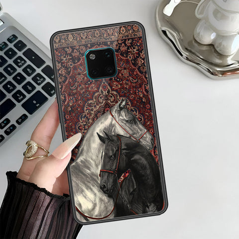 Huawei Mate 20 Pro Cover - Onaton Persian Rugs Series 3 - HQ Ultra Shine Premium Infinity Glass Soft Silicon Borders Case