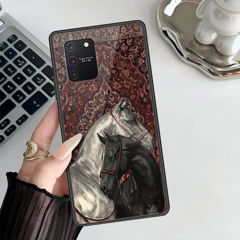 Samsung Galaxy A91 Cover - Onaton Persian Rugs Series 3 - HQ Ultra Shine Premium Infinity Glass Soft Silicon Borders Case