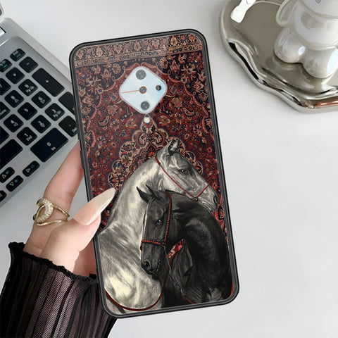 Vivo S1 Pro Cover - Onaton Persian Rugs Series 3 - HQ Ultra Shine Premium Infinity Glass Soft Silicon Borders Case