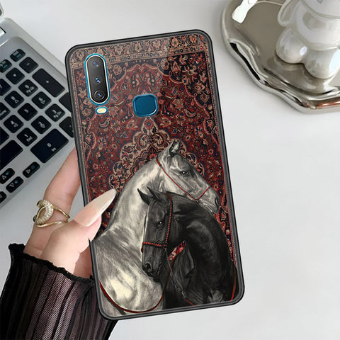 Vivo Y15 Cover - Onaton Persian Rugs Series 3 - HQ Ultra Shine Premium Infinity Glass Soft Silicon Borders Case