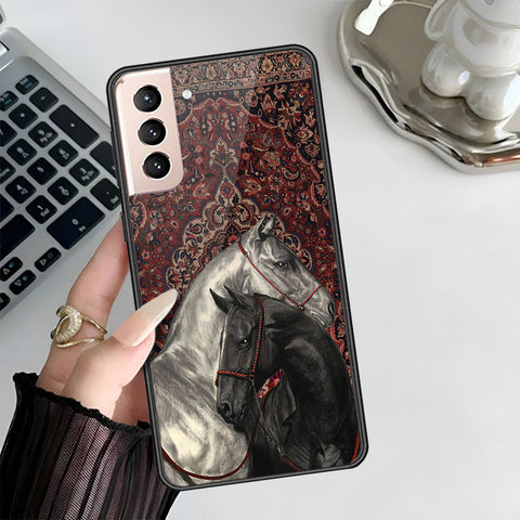 Samsung Galaxy S21 Plus 5G Cover - Onaton Persian Rugs Series 3 - HQ Ultra Shine Premium Infinity Glass Soft Silicon Borders Case