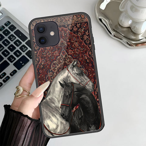 iPhone 12 Mini Cover - Onation Persian Rugs Series 3 - HQ Ultra Shine Premium Infinity Glass Soft Silicon Borders Case