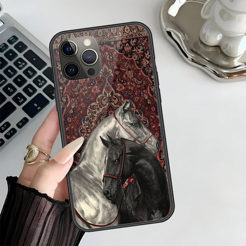 iPhone 12 Pro Max - Onation Persian Rugs Series 3 - HQ Ultra Shine Premium Infinity Glass Soft Silicon Borders Case