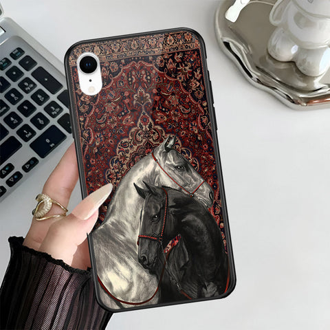 iPhone XR - Onation Persian Rugs Series 3 - HQ Ultra Shine Premium Infinity Glass Soft Silicon Borders Case