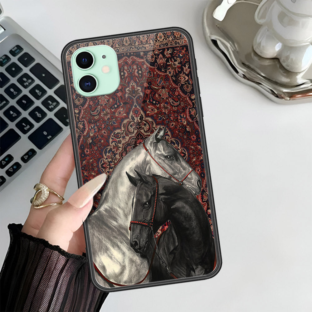 iPhone 11 - Onation Persian Rugs Series 3 - HQ Ultra Shine Premium Infinity Glass Soft Silicon Borders Case (Fast Delivery)