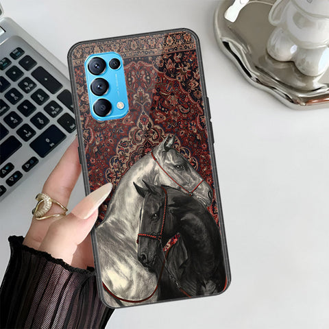 Oppo Find X3 Lite Cover - Onaton Persian Rugs Series 3 - HQ Ultra Shine Premium Infinity Glass Soft Silicon Borders Case