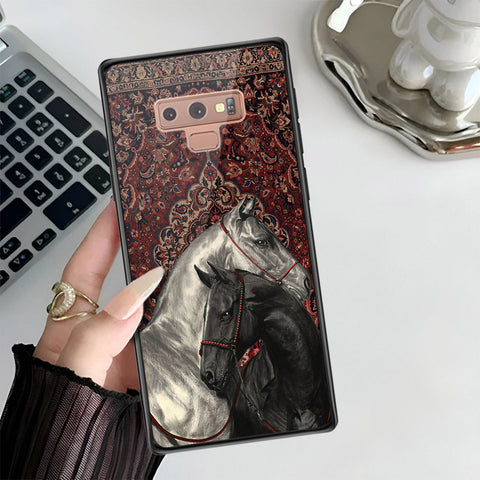 Samsung Galaxy Note 9 Cover - Onaton Persian Rugs Series 3 - HQ Ultra Shine Premium Infinity Glass Soft Silicon Borders Case