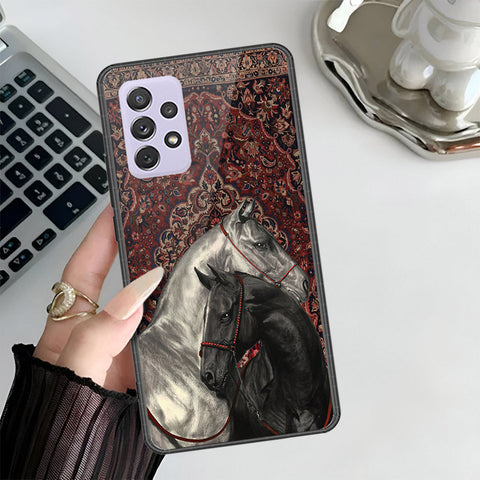 Samsung Galaxy A72 Cover - Onaton Persian Rugs Series 3 - HQ Ultra Shine Premium Infinity Glass Soft Silicon Borders Case