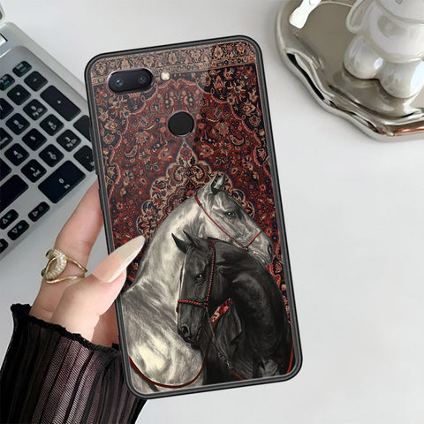 Xiaomi Mi 8 Lite Cover - Onation Persian Rugs Series 3 - HQ Ultra Shine Premium Infinity Glass Soft Silicon Borders Case