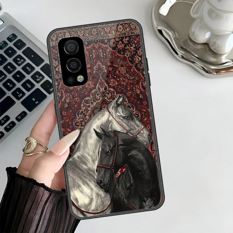 OnePlus Nord 2 Cover - Onation Persian Rugs Series 3 - HQ Ultra Shine Premium Infinity Glass Soft Silicon Borders Case