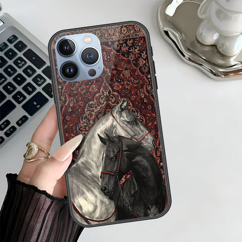 iPhone 13 Pro Max Cover - Onation Persian Rugs Series 3 - HQ Ultra Shine Premium Infinity Glass Soft Silicon Borders Case