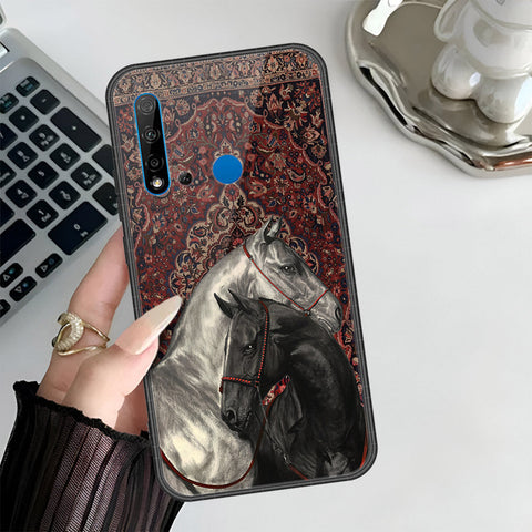 Huawei P20 Lite 2019 Cover - ONation Persian Rugs Series 3 - HQ Ultra Shine Premium Infinity Glass Soft Silicon Borders Case