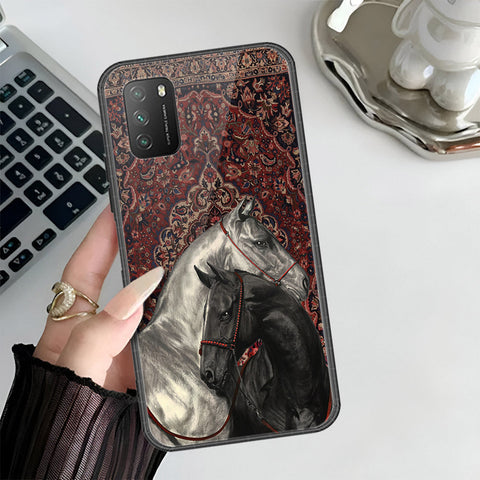 Xiaomi Poco M3 Cover - ONation Persian Rugs Series 3 - HQ Ultra Shine Premium Infinity Glass Soft Silicon Borders Case