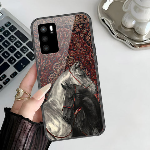 Oppo A16 Cover - Onation Persian Rugs Series 3 - HQ Ultra Shine Premium Infinity Glass Soft Silicon Borders Case