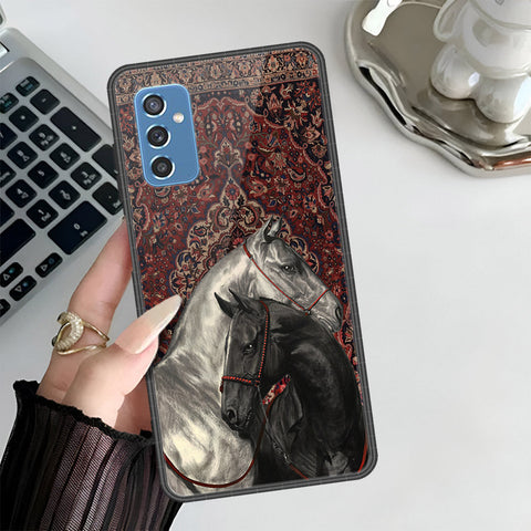 Samsung Galaxy M52 5G Cover - Onation Persian Rugs Series 3 - HQ Ultra Shine Premium Infinity Glass Soft Silicon Borders Case
