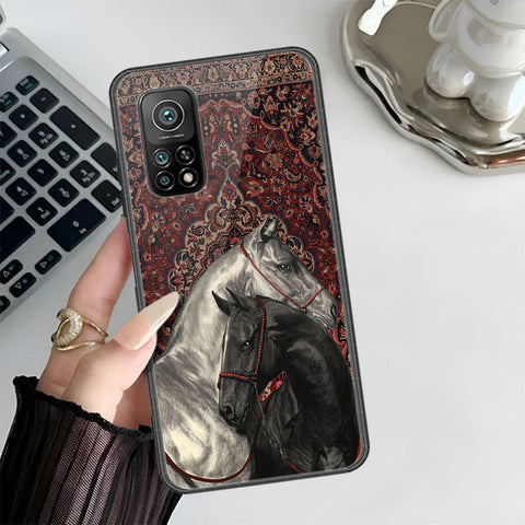 Xiaomi Mi 10T Cover - ONation Persian Rugs Series 3 - HQ Ultra Shine Premium Infinity Glass Soft Silicon Borders Case
