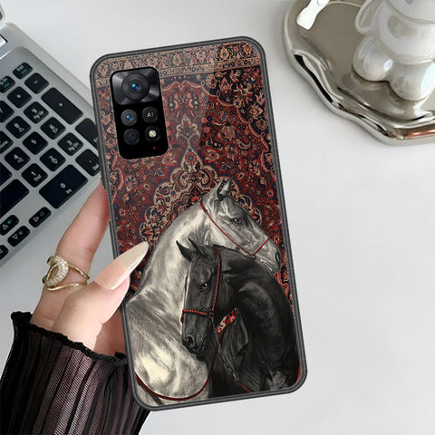 Xiaomi Redmi Note 11E Pro Cover - Onation Persian Rugs Series 3 - HQ Ultra Shine Premium Infinity Glass Soft Silicon Borders Case