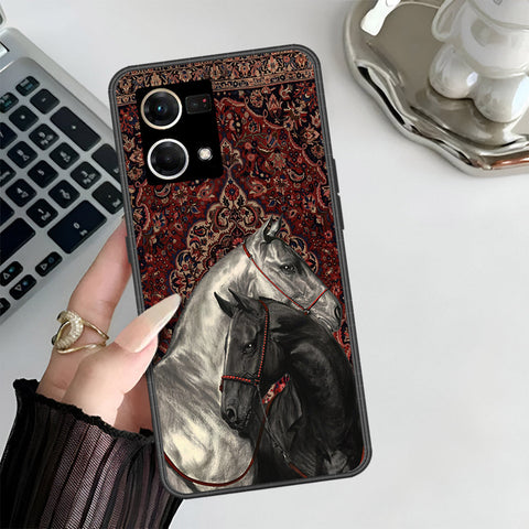 Oppo Reno 8 4G Cover - Onation Persian Rugs Series 3 - HQ Ultra Shine Premium Infinity Glass Soft Silicon Borders Case