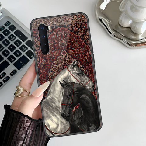 OnePlus Nord Cover - Onation Persian Rugs Series 3 - HQ Ultra Shine Premium Infinity Glass Soft Silicon Borders Case