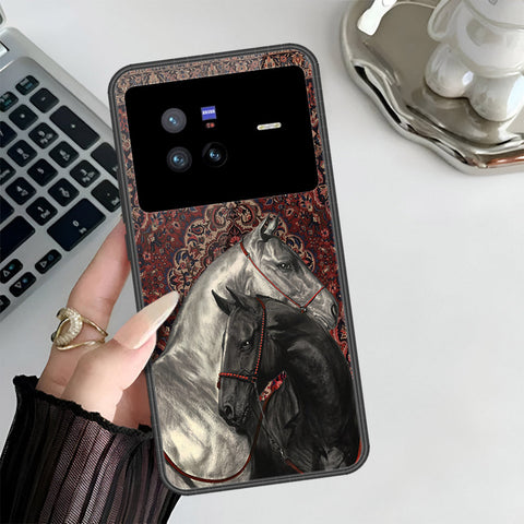 Vivo X80 Cover - Onation Persian Rugs Series 3 - HQ Ultra Shine Premium Infinity Glass Soft Silicon Borders Case
