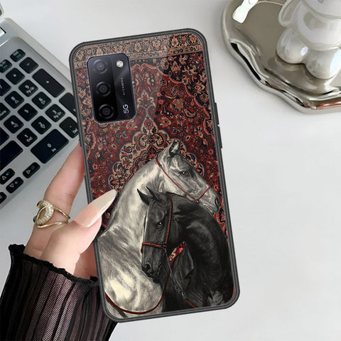 Oppo A55s Cover - Onation Persian Rugs Series 3 - HQ Ultra Shine Premium Infinity Glass Soft Silicon Borders Case