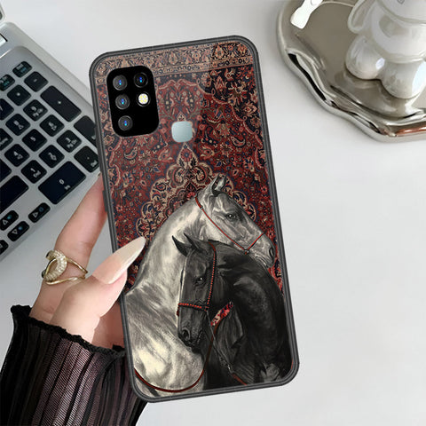 Infinix Hot 10 Cover - Onation Persian Rugs Series 3 - HQ Ultra Shine Premium Infinity Glass Soft Silicon Borders Case
