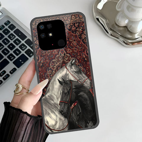 Xiaomi Redmi 10A Cover - Onation Persian Rugs Series 3 - HQ Ultra Shine Premium Infinity Glass Soft Silicon Borders Case