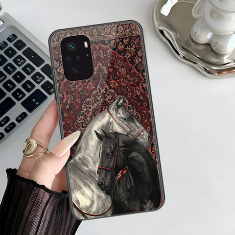 Xiaomi Redmi Note 10s Cover - Onaton Persian Rugs Series 3 - HQ Ultra Shine Premium Infinity Glass Soft Silicon Borders Case