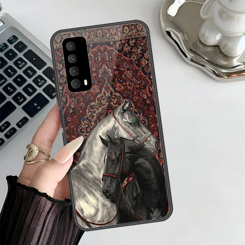 Huawei Y7a Cover - Onation Persian Rugs Series 3 - HQ Ultra Shine Premium Infinity Glass Soft Silicon Borders Case