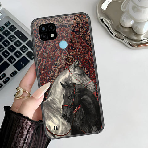 Realme C21 Cover - Onation Persian Rugs Series 3 - HQ Ultra Shine Premium Infinity Glass Soft Silicon Borders Case