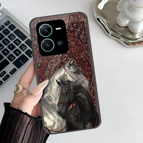 Vivo X80 Lite Cover - Onation Persian Rugs Series 3 - HQ Ultra Shine Premium Infinity Glass Soft Silicon Borders Case