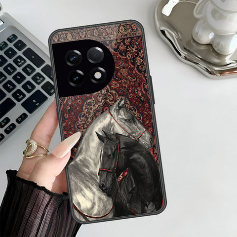 OnePlus 11R Cover - Onation Persian Rugs Series 3 - HQ Ultra Shine Premium Infinity Glass Soft Silicon Borders Case