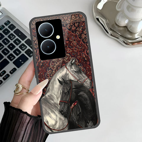 Vivo V29 Lite Cover - ONation Persian Rugs Series 3 - HQ Ultra Shine Premium Infinity Glass Soft Silicon Borders Case