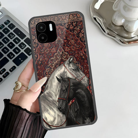 Xiaomi Redmi A1 Cover - Onation Persian Rugs Series 3 - HQ Ultra Shine Premium Infinity Glass Soft Silicon Borders Case