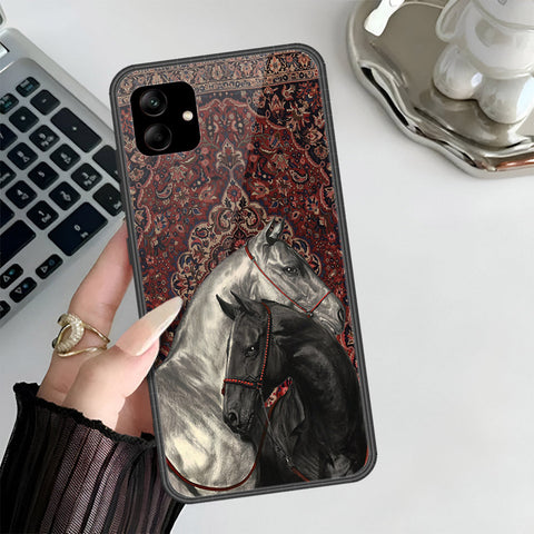Samsung Galaxy F04 Cover - Onation Persian Rugs Series 3 - HQ Ultra Shine Premium Infinity Glass Soft Silicon Borders Case