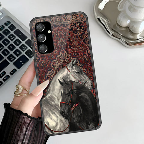 Samsung Galaxy A14 Cover - Onation Persian Rugs Series 3 - HQ Ultra Shine Premium Infinity Glass Soft Silicon Borders Case