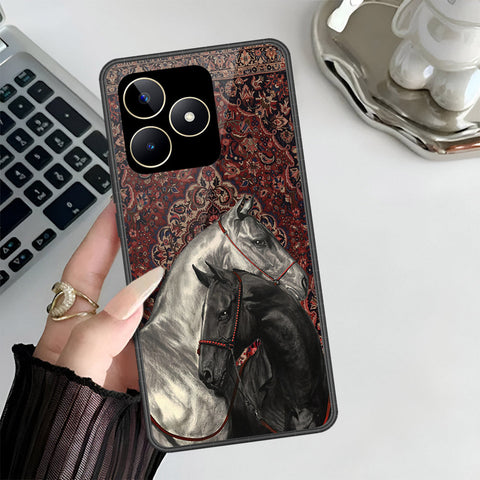 Realme Narzo N53 Cover - Onation Persian Rugs Series 3 - HQ Ultra Shine Premium Infinity Glass Soft Silicon Borders Case
