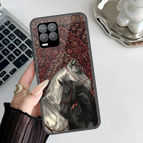 Realme 8 Cover - Onaton Persian Rugs Series 3 - HQ Ultra Shine Premium Infinity Glass Soft Silicon Borders Case