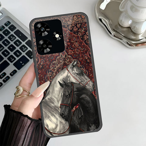 Infinix Hot 30 Cover - Onation Persian Rugs Series 3 - HQ Ultra Shine Premium Infinity Glass Soft Silicon Borders Case