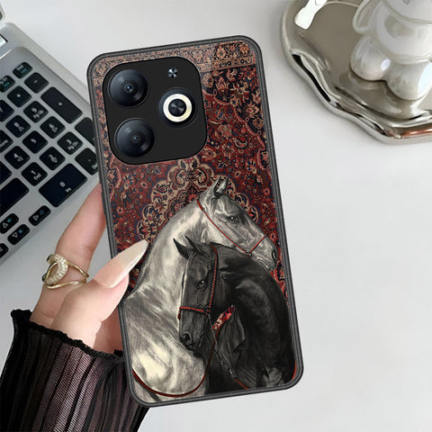 Infinix Smart 8 Cover - Onation Persian Rugs Series 3 - HQ Ultra Shine Premium Infinity Glass Soft Silicon Borders Case