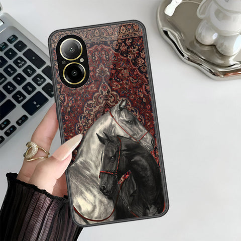 Realme C67 4G Cover - Onation Persian Rugs Series 3 - HQ Ultra Shine Premium Infinity Glass Soft Silicon Borders Case