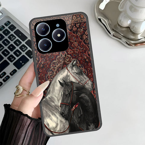 Realme C63 Cover - Onation Persian Rugs Series 3 - HQ Ultra Shine Premium Infinity Glass Soft Silicon Borders Case