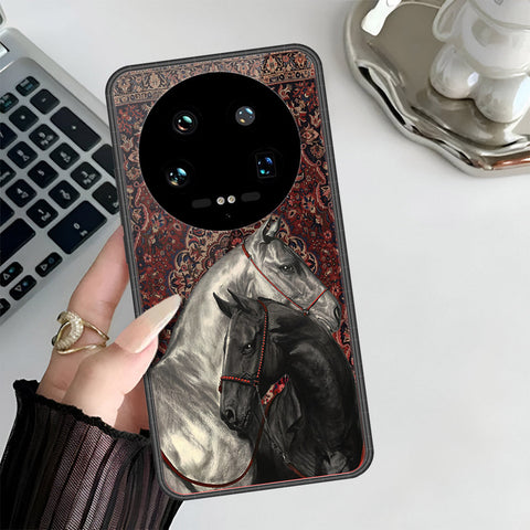 Xiaomi 14 Ultra Cover - Onation Persian Rugs Series 3 - HQ Ultra Shine Premium Infinity Glass Soft Silicon Borders Case