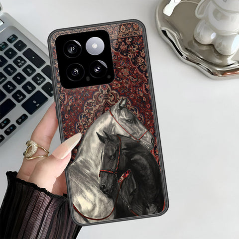 Xiaomi 14 Cover - Onation Persian Rugs Series 3 - HQ Ultra Shine Premium Infinity Glass Soft Silicon Borders Case