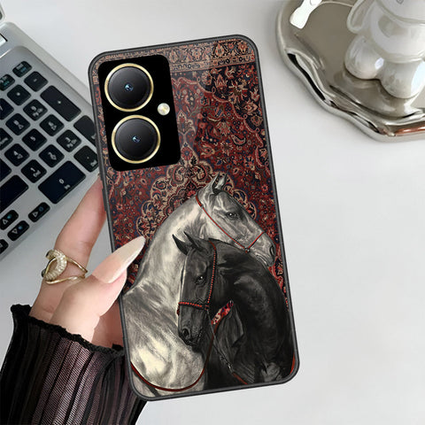Vivo Y35m Plus Cover - Onation Persian Rugs Series 3 - HQ Ultra Shine Premium Infinity Glass Soft Silicon Borders Case