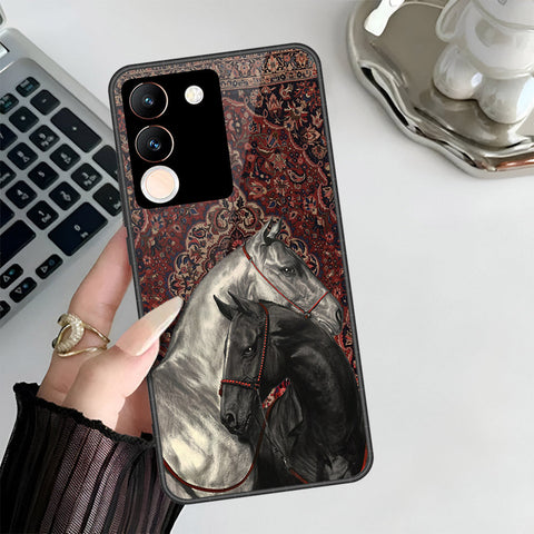 Vivo Y200 5G Cover - Onation Persian Rugs Series 3 - HQ Ultra Shine Premium Infinity Glass Soft Silicon Borders Case