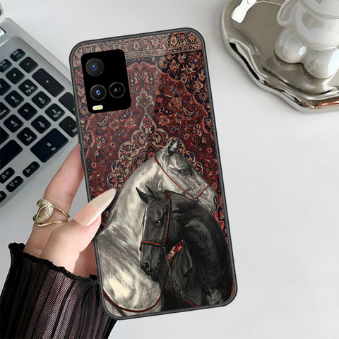 Vivo Y32 Cover - Onation Persian Rugs Series 3 - HQ Ultra Shine Premium Infinity Glass Soft Silicon Borders Case